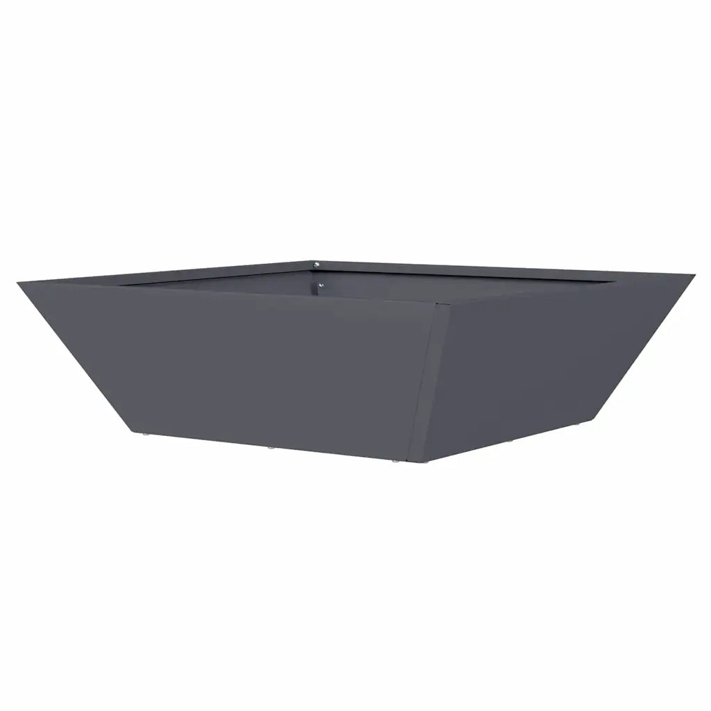 Vaso da giardino Antracite 50 x 50 x 15 cm 873828