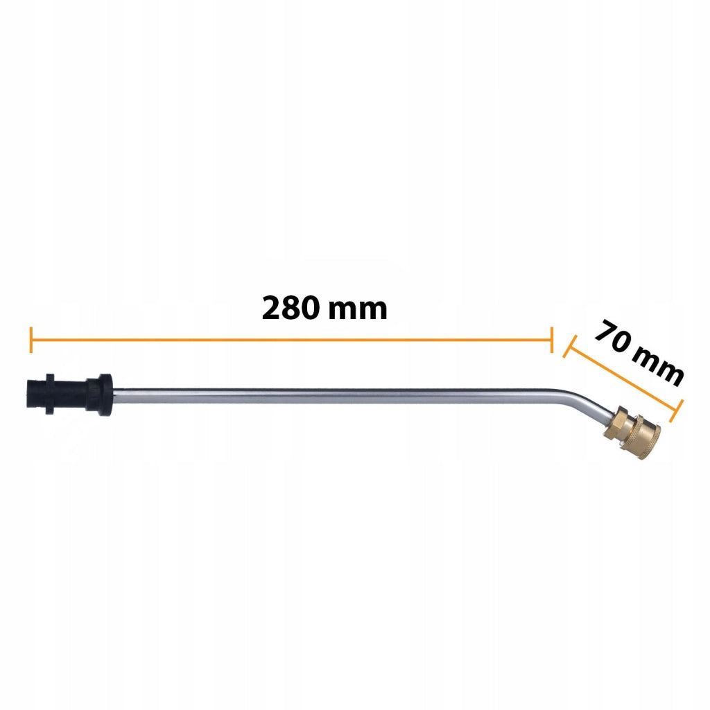 Lancia Alta Pressione 1/4" 28cm 30° Compatibile con Idropulitrici Kärcher K2–K7 | Max 250 Bar, 60°C