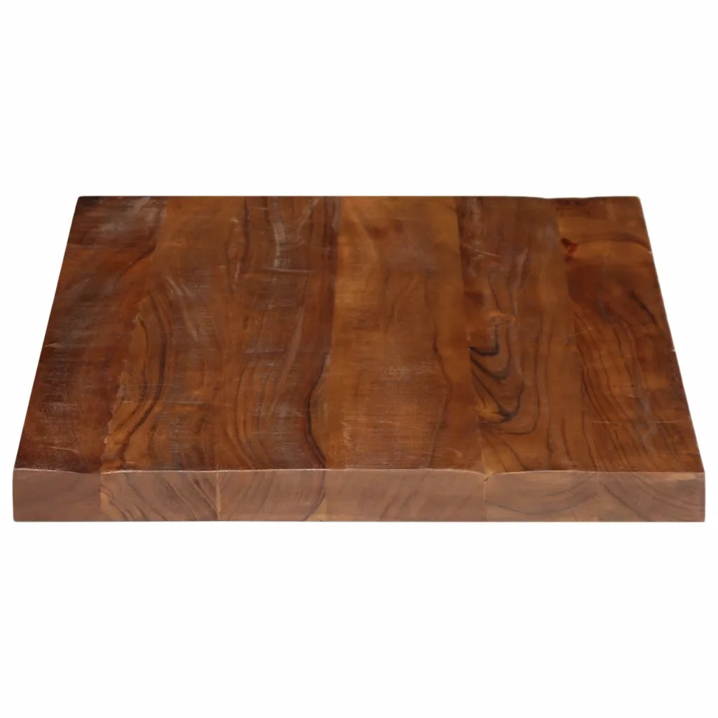 Piano Tavolo 80x60x2,5 cm Rettangolare in Massello di Recupero 371197