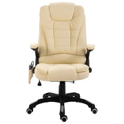Sedia da Ufficio Massaggiante Crema in Similpelle 20238