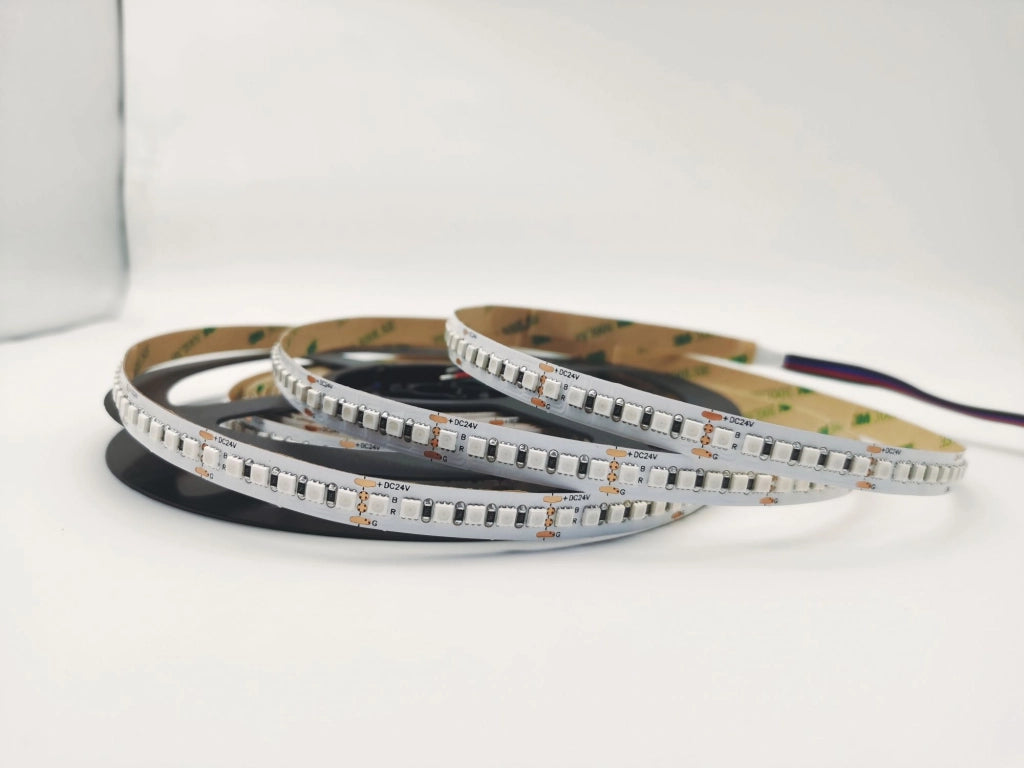 STRIP LED 3838 DC24V IN KAPTON 168 LED PER MT 24W PER MT RGB 500CM