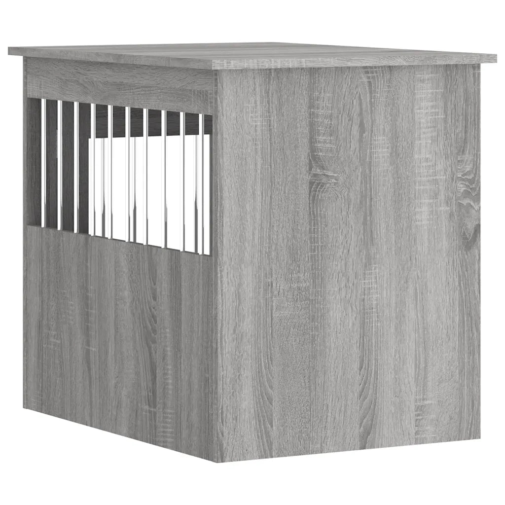 Gabbia Cani da Arredamento Grigio Sonoma 55x75x65cm Multistrato CFW6510456