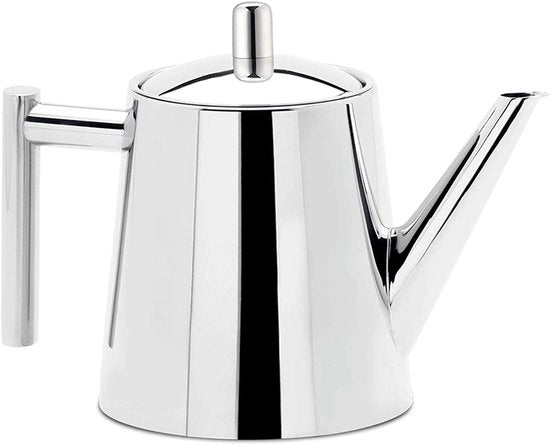 Teiera in Acciaio Inossidabile - 1500ml - con Infusore Rimovibile - Argento