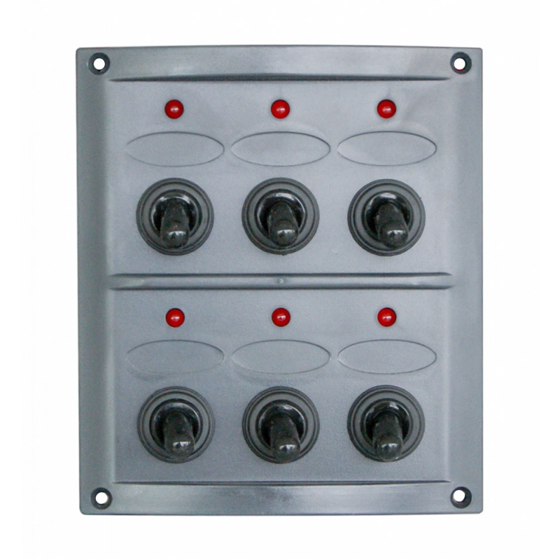 PANNELLO ELETTRICO 6 INTERRUTTORI