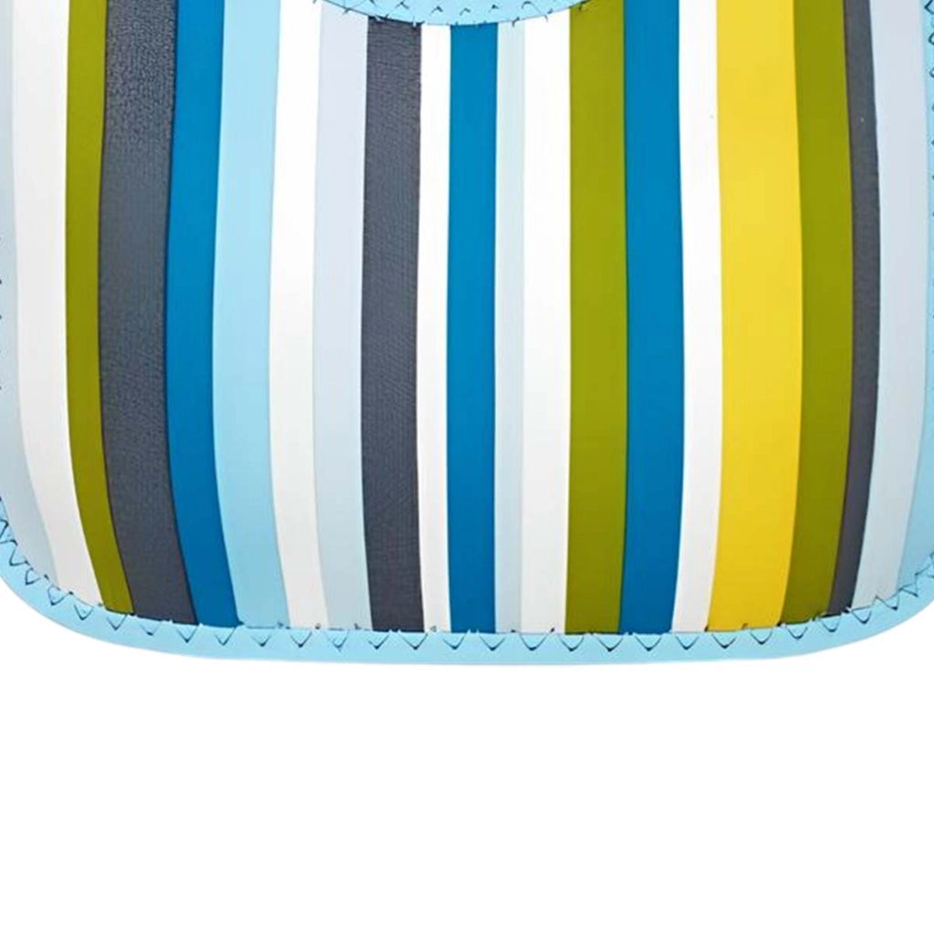 Lotto 2 Bavaglini per Bambino Serie Mess Mate in Neoprene Impermeabile Blu Built