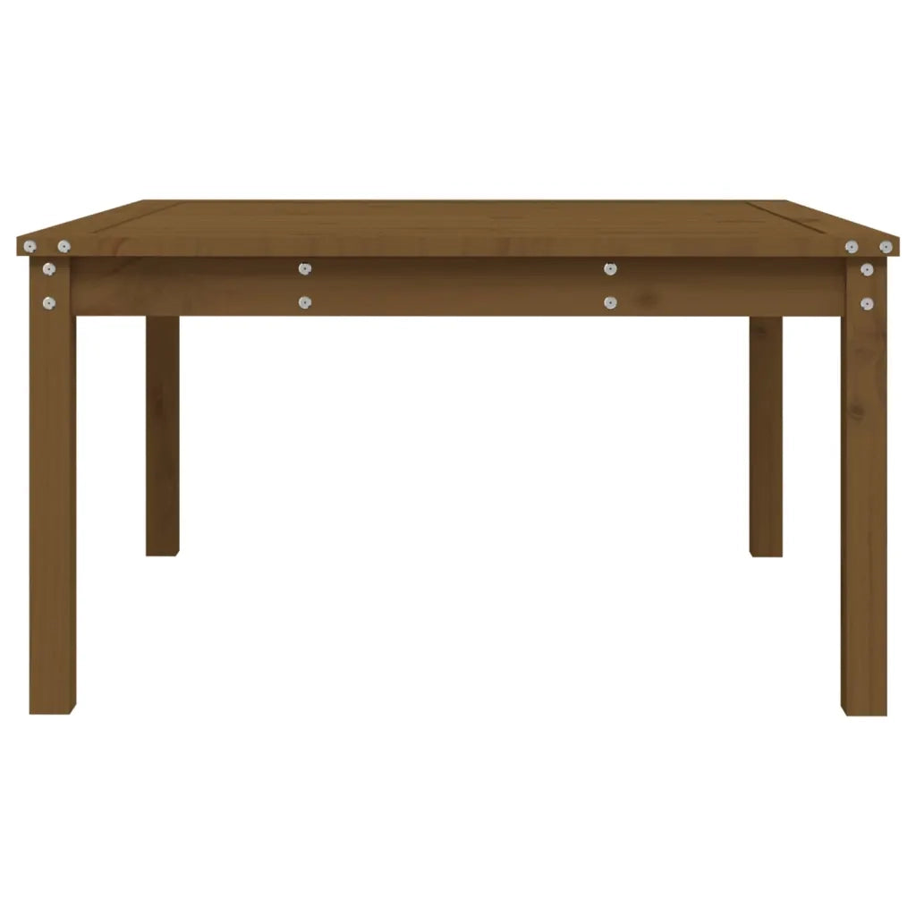 Tavolo da Giardino Ambra 82,5x82,5x45 cm Legno Massello di Pino 824123