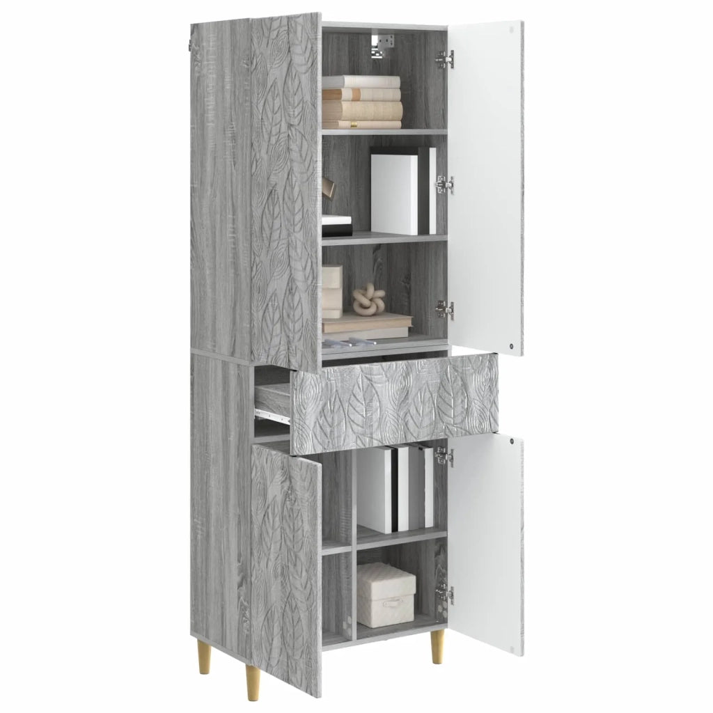 Set di armadi 2 pz Sonoma grigio Legno ingegnerizzato 3416751