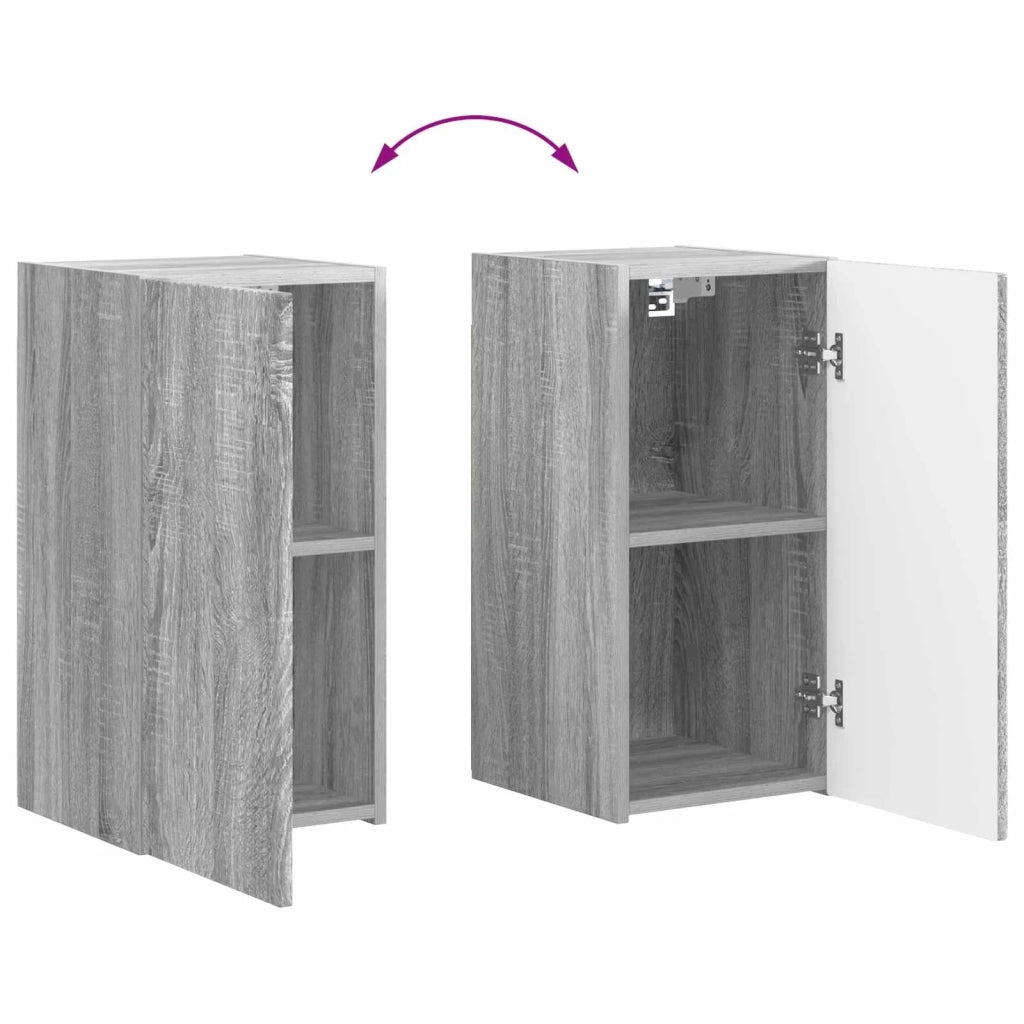 Set mobile TV 6 pcs Grigio Sonoma Legno multistrato