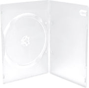 Cassette per dischi DVD vuoti 7 mm trasparente - 100 pezzi