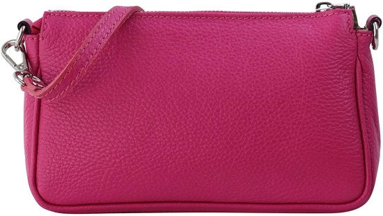 Borsa a spalla in pelle reale Crossbody tas Handtassen Clutch Borsa piccola Avondtas 23x13cm Jennie G323 (rosa)