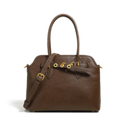 Borse da donna in vera pelle, borsa a tracolla, borsa tote, borsa a spalla, marrone