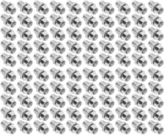 Sostegni LED impermeabili rimovibili/reciclabili in acciaio inossidabile con plastica - 100 pezzi - diametro 5 mm - Lampenfittings