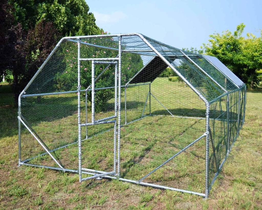 Recinto da giardino XXL di 6x3x2 metri con porta e tettoia impermeabile resistente ai raggi UV