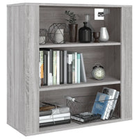 Mobile Pensile Grigio Sonoma 80x33x80 cm in Legno Multistrato cod mxl 27910