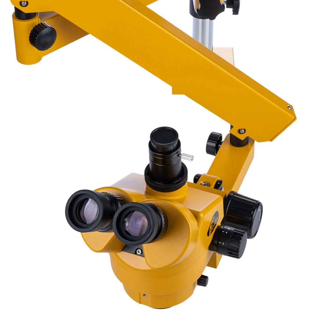 Mikroscopio Trinoculare Rosfix Neptune Pro MSNP-T-WDMS3-O – Zoom 7-45x | Sistema Ottico Greenough | Lavoro di Precisione