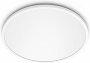 Lampada da soffitto Superslim LED - Luce calda bianca - 18W - Interruttore di scena integrato - Ultradurata - Efficace in termini di energia - Plafoniera - Bianca