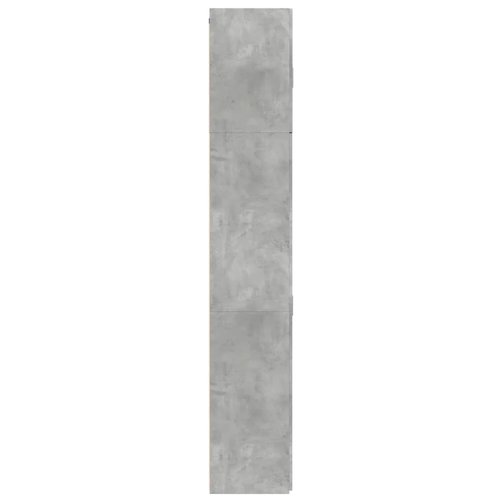 Credenza buffet cassettiera mobile contenitore organizer cucina soggiorno soggiorno alto 80 x 42,5 x 249 cm derivati ​​del legno grigio 02_0034723