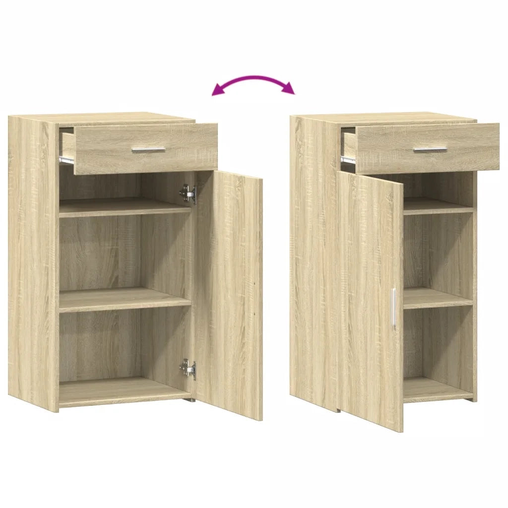 vidaXL Credenza Rovere Sonoma 50x42,5x93 cm in Legno Multistrato