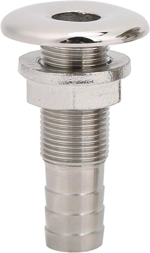 Fitting di scarico per imbarcazioni in acciaio inossidabile 316 con connettore di scarico per tubo per barche e yacht (1/2")