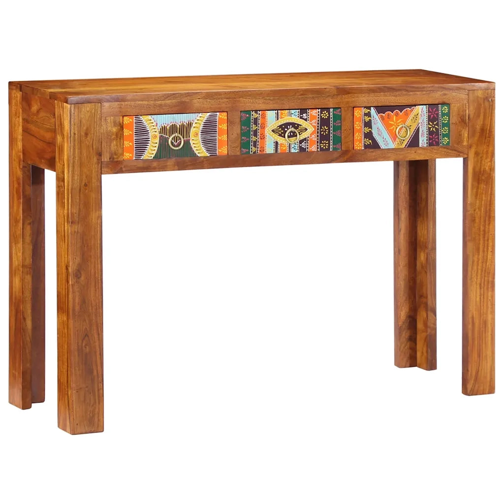 Tavolo Consolle 110x35x75 cm in Legno Massello di Acacia 4016497