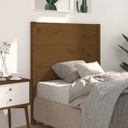 Testiera per Letto ambra 106x4x100 cm in Legno Massello di Pino 818708