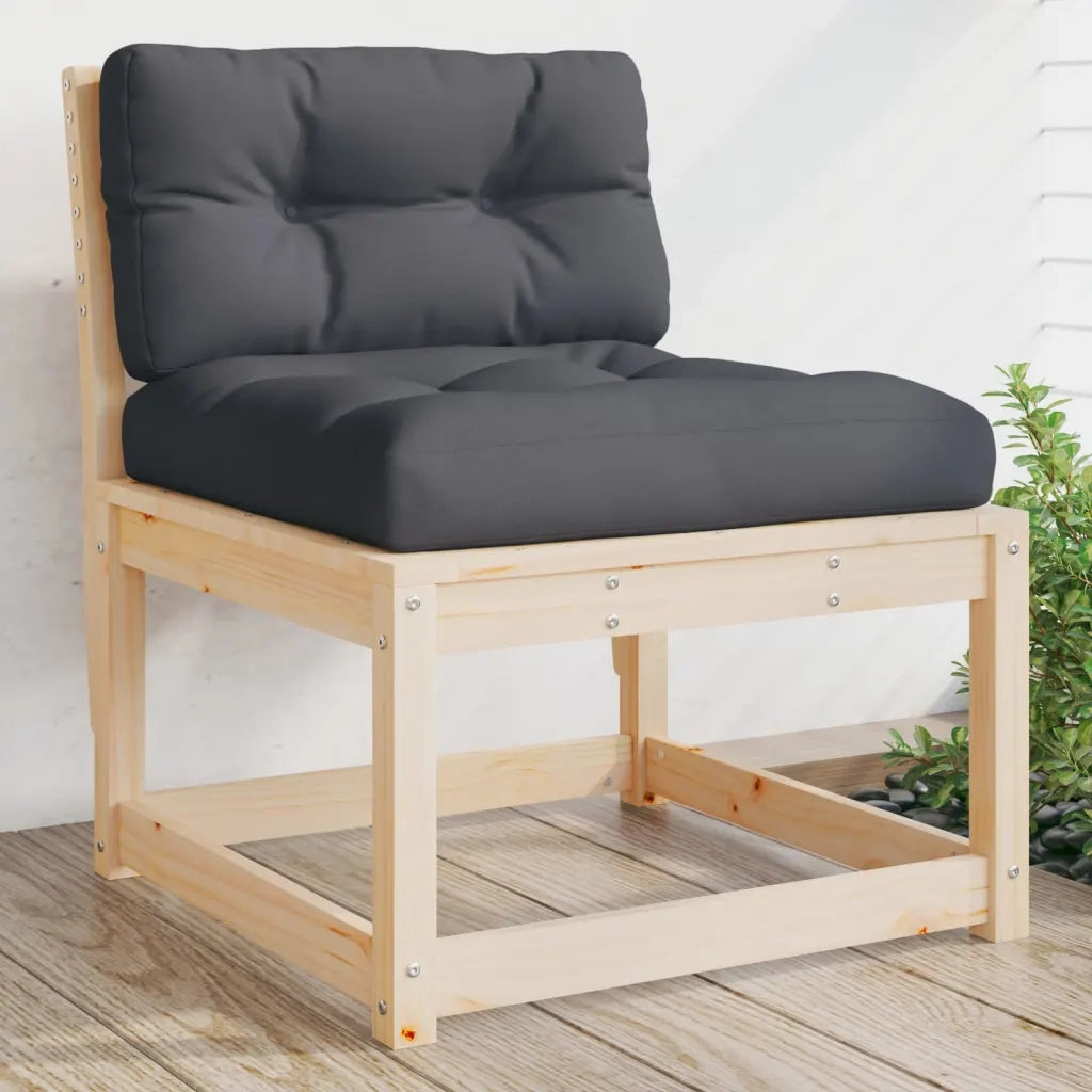 Divano da Giardino con Cuscini-Sofa da Giardino-Divano da esterno Legno Massello di Pino