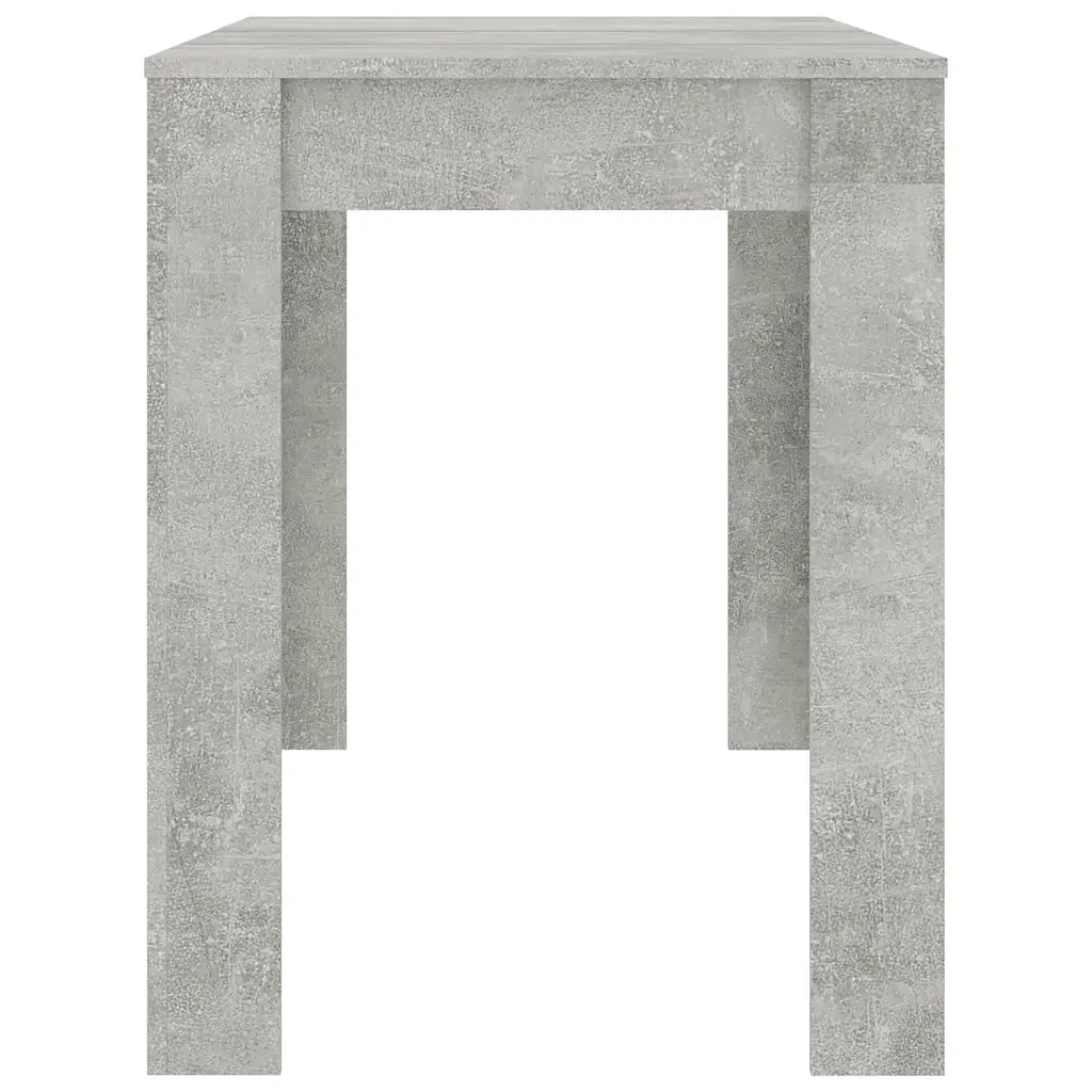 Tavolo da Pranzo | Tavolo da cucina Grigio Cemento 120x60x76 cm Legno Multistrato