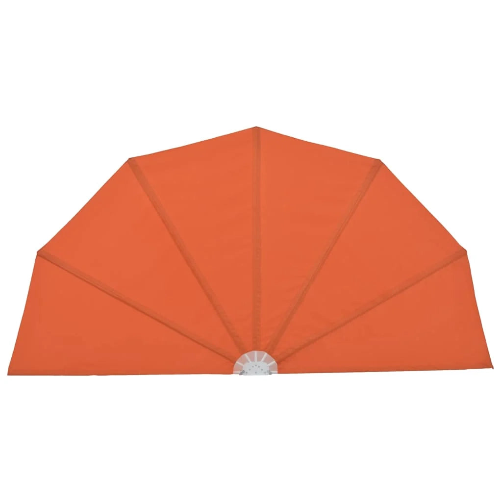 Tenda da sole laterale retrattile/schermo privacy per patio giardino terrazza balcone 160 cm arancione 02_0007076