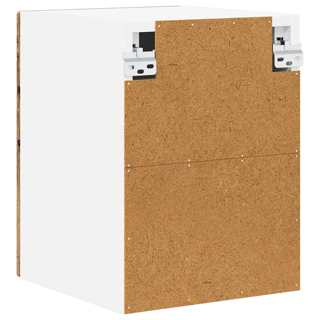 Pensile da cucina | Armadietto a muro LUCCA 2 pz Legno antico 30 x 31 x 40 cm