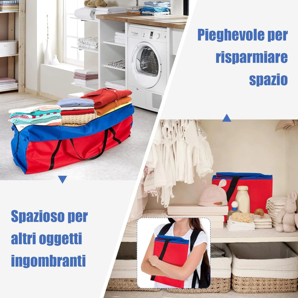 Borsa di Trasporto per Forza 4 Gigante, Borsa per Set Forza 4 con Tracolla Ergonomica e Cerniera Durevole, 120 x 30 x 50cm (Borsa)
