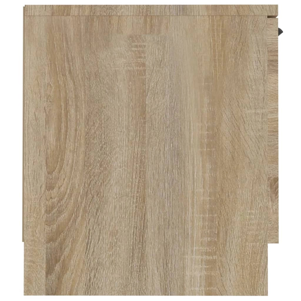 Mobile TV multimediale mensola TV credenza TV sala da pranzo soggiorno camera da letto rovere Sonoma 140 x 35 x 40 cm legno ingegnerizzato marrone 02_0027475