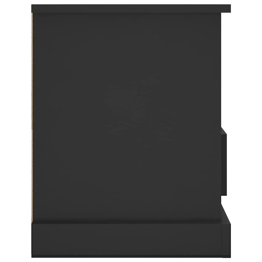 Mobile TV multimediale mensola TV credenza mobile TV per sala da pranzo soggiorno camera da letto 93 x 35,5 x 45 cm legno ingegnerizzato nero 02_0026365