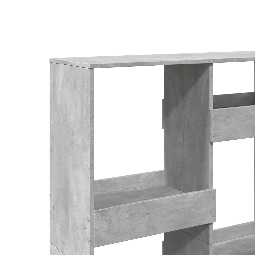 Divisorio Ambienti | Divider per stanze | Paravento Grigio Cemento 100x33x135 cm in Truciolato