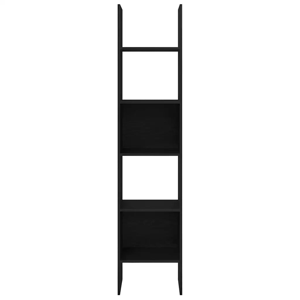 vidaXL Armadio per Libri Rovere nero 40 x 35 x 180 cm