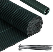 Schermo di privacy in PVC 0,9x3m per separazione e protezione da vento e pioggia per giardino e terrazzo, resistente all'urto e alla luce UV.