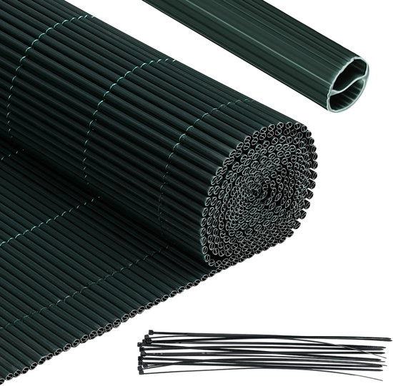 Schermo di privacy in PVC 0,9x3m per separazione e protezione da vento e pioggia per giardino e terrazzo, resistente all'urto e alla luce UV.