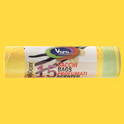 VAPA SACCHI PATTUMIERA 55X60 CM PROFUMATI 15PZ VANIGLIA