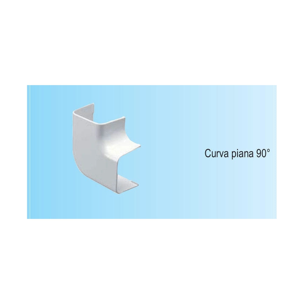 First profilfreddo 65x50mm curva piana per canalina