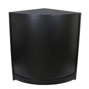 Bancone Angolare CM60 Nero – MDF con 2 Ripiani Interni