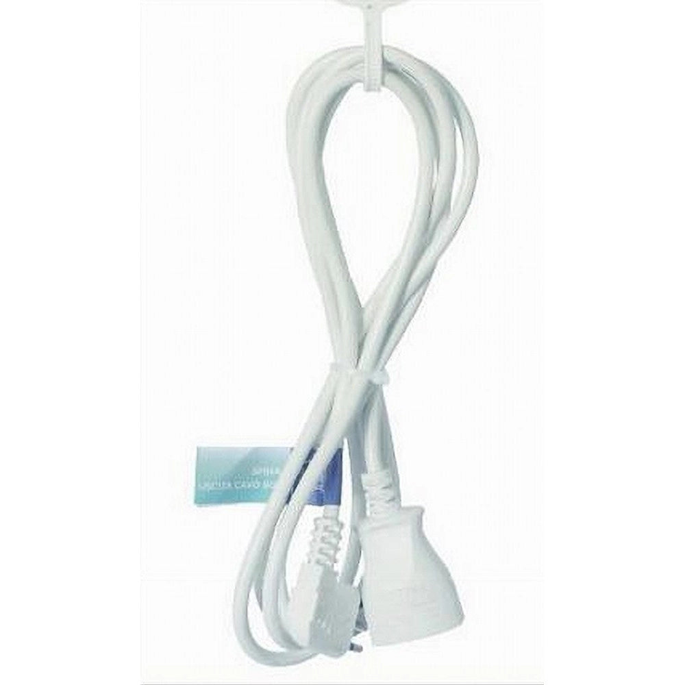 Trade Shop - Prolunga Lineare Bianca Da 3 Mt Spina 10a 2p+t + Presa 10a 2p+t Cavo 90° 83270 -