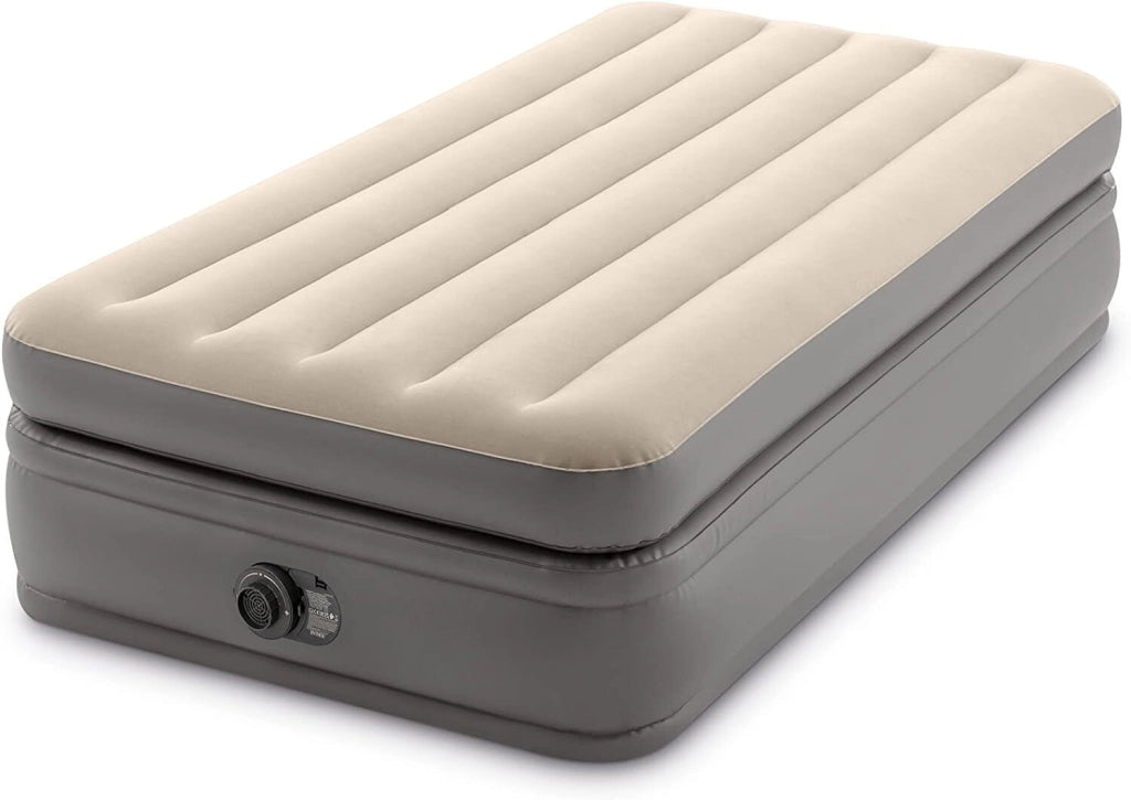 Intex 64162ND Materasso Dura-Beam Prime Comfort Singolo con Pompa Elettrica Incorporata 99x191x51 cm Singolo Versione 2023