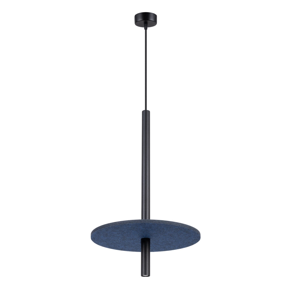 Lampada a sospensione FELTRO 1 nero/navy