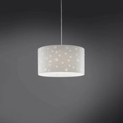Sospensione Moderna Pois Polilux ® Bianco Materie Plastiche 1 Luce E27 D40Cm