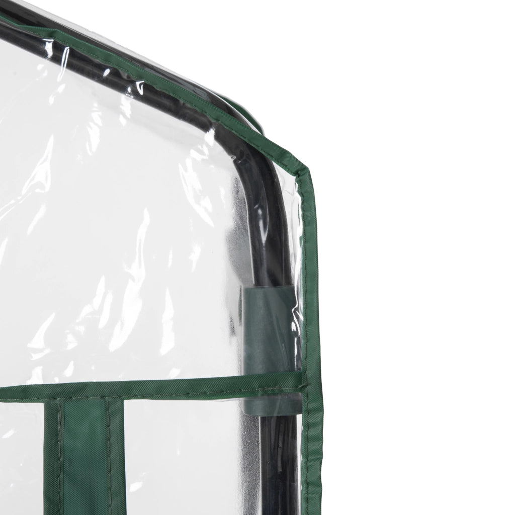 Mini serra in pellicola con 4 ripiani, 70 x 50 x 160 cm, trasparente