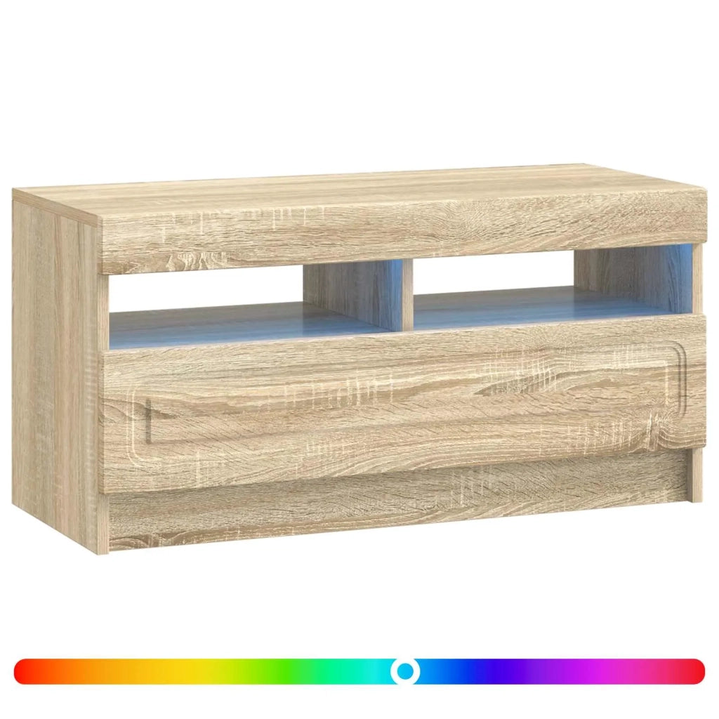Mobile TV LED Rovere Sonoma Legno ingegnerizzato 897877