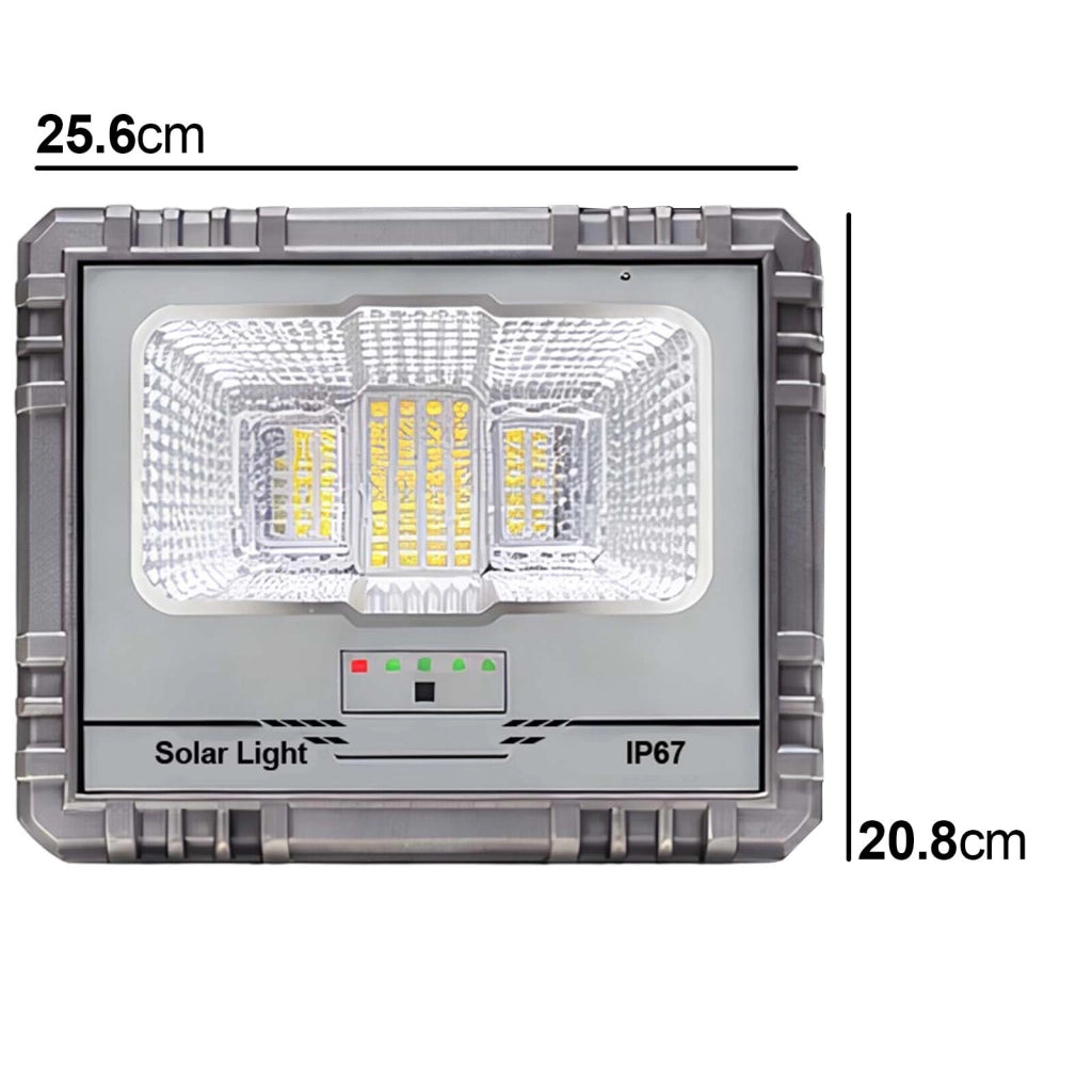 Proiettore Solare LED 10W IP67 con Batteria 10000mAh con Pannello 12W Grigio Avizar