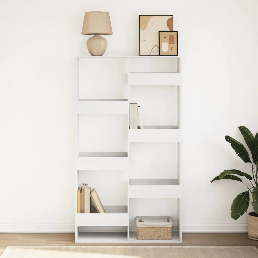 Libreria Bianca 100x33x175 cm in Legno Multistrato 3309402