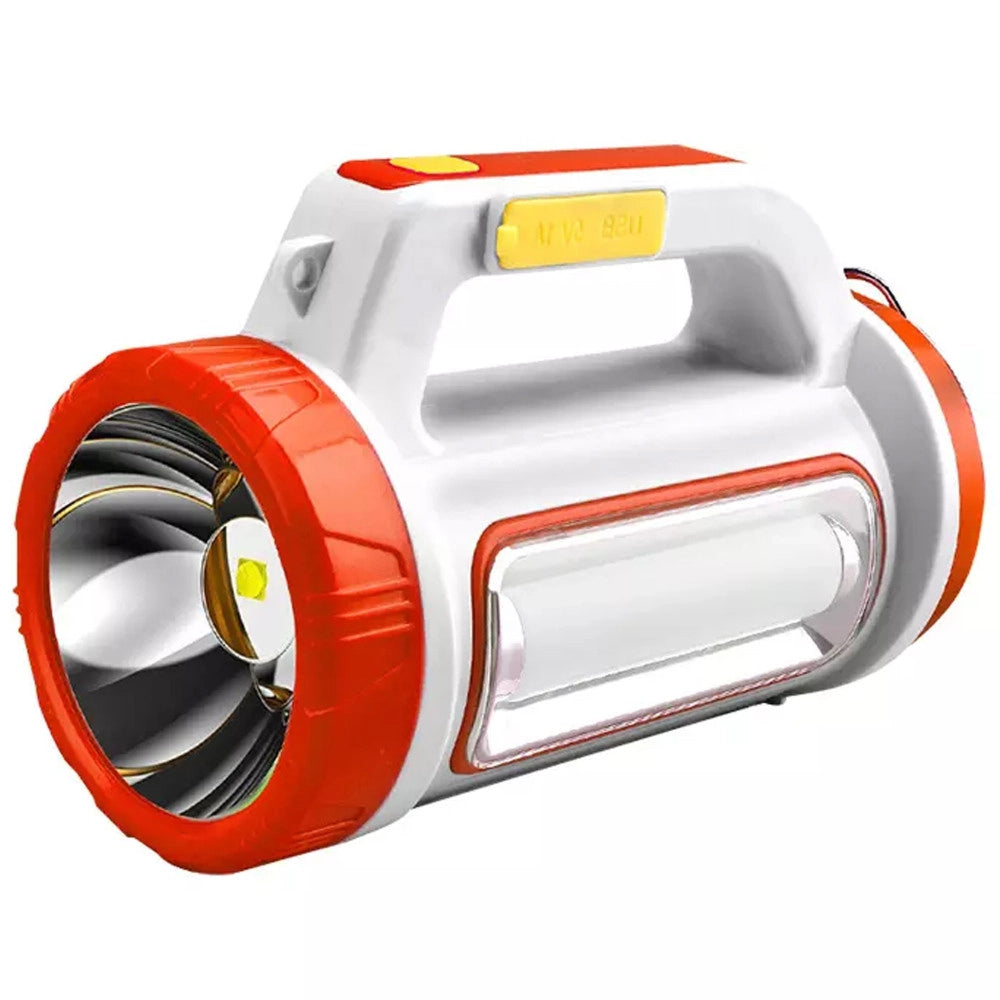 Trade Shop - Torcia Solare Ricaricabile Usb A Led Multifunzione Con Luce Laterale Portatile -