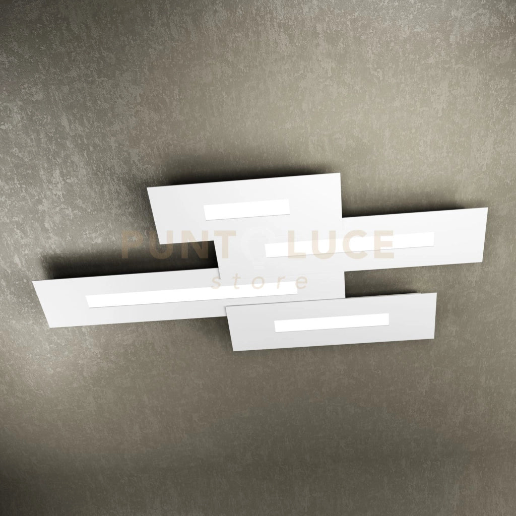 WALLY WALLY APPLIQUE-PLAFONIERA 4 LUCI(COMPOSTO DA 1138-40-BI+1138-50-BI+1138-60-BI+1138-70-BI) 1138-M4-BI