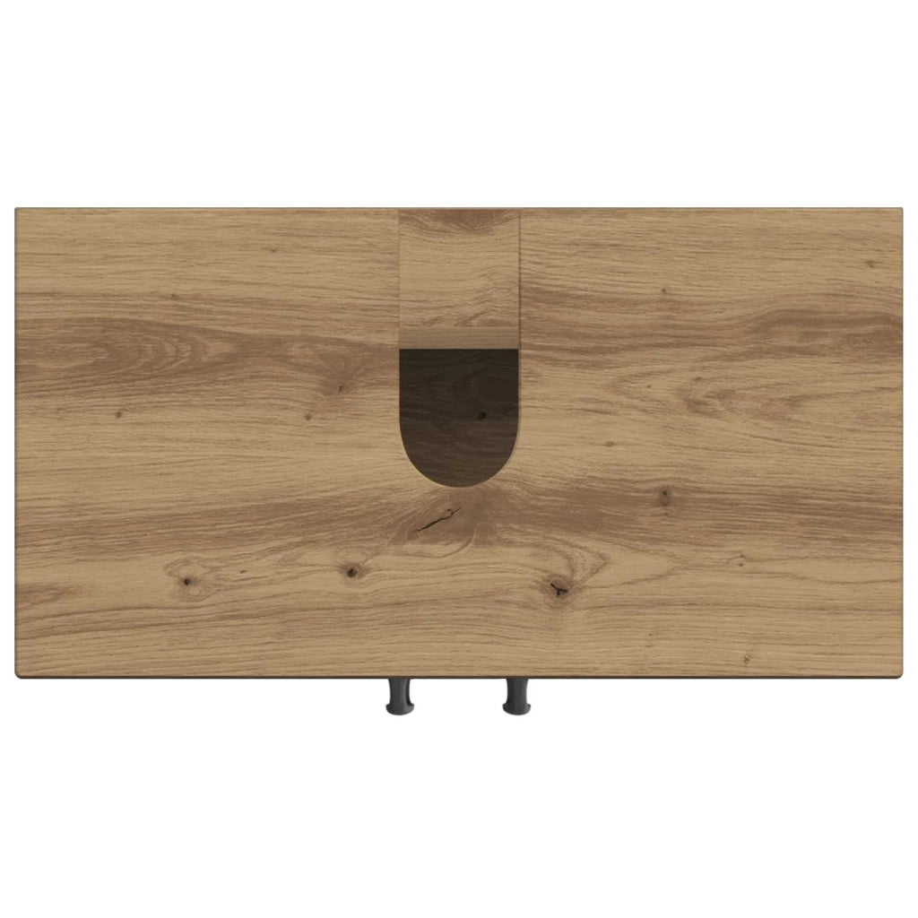 Armadio per Lavabo da Bagno HAARLEM Rovere Artigianale 896794